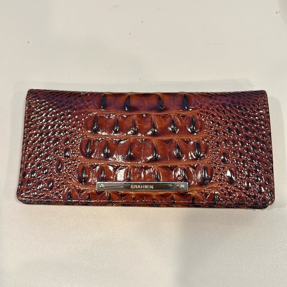 Brahmin ADY Wallet Pecan Melbourne Used, with tags. Excellent condition - Picture 2 of 5